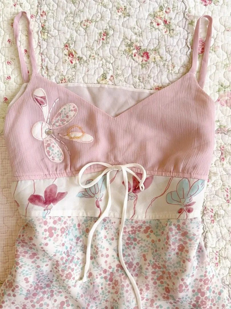 Butterfly Garden Babydoll Cami