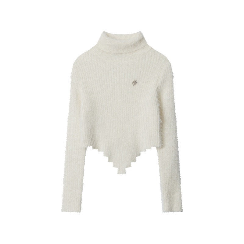 Snow Muse Fuzzy Knit Sweater