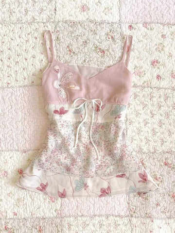 Butterfly Garden Babydoll Cami