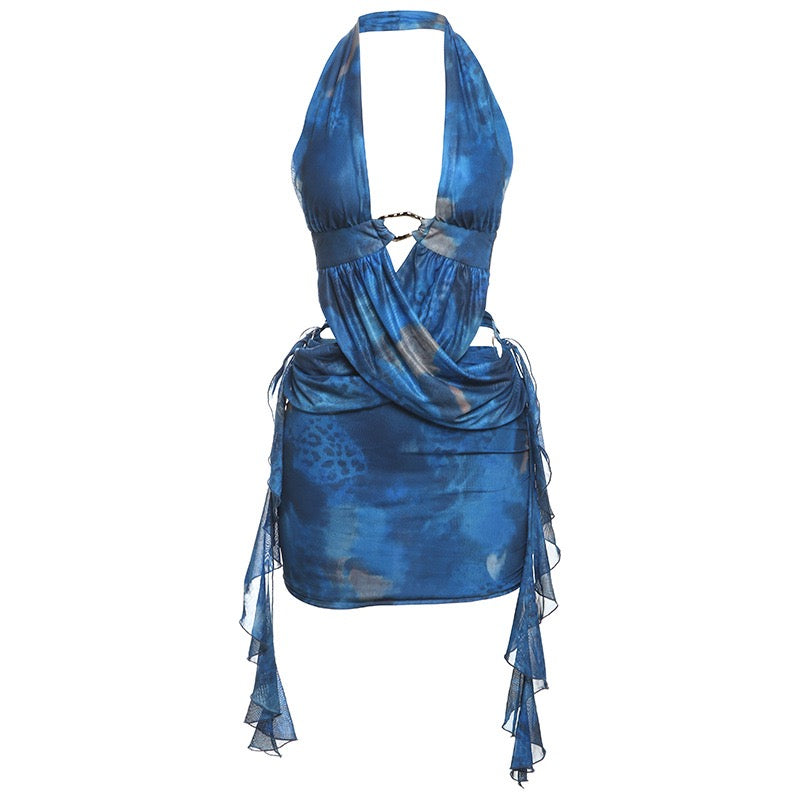 Ember Muse Halter Mini Dress