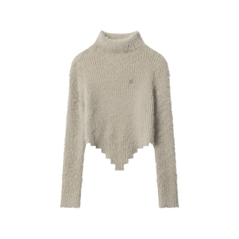 Snow Muse Fuzzy Knit Sweater