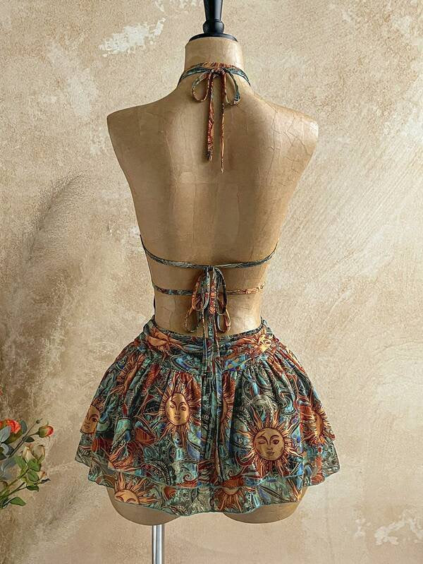 Solstice Boho Halter Romper