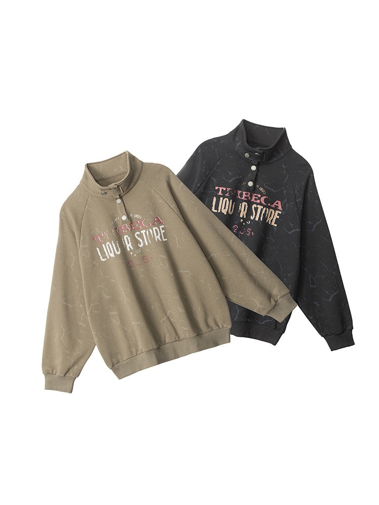Archive Utility Mock Neck Sweatshirt
