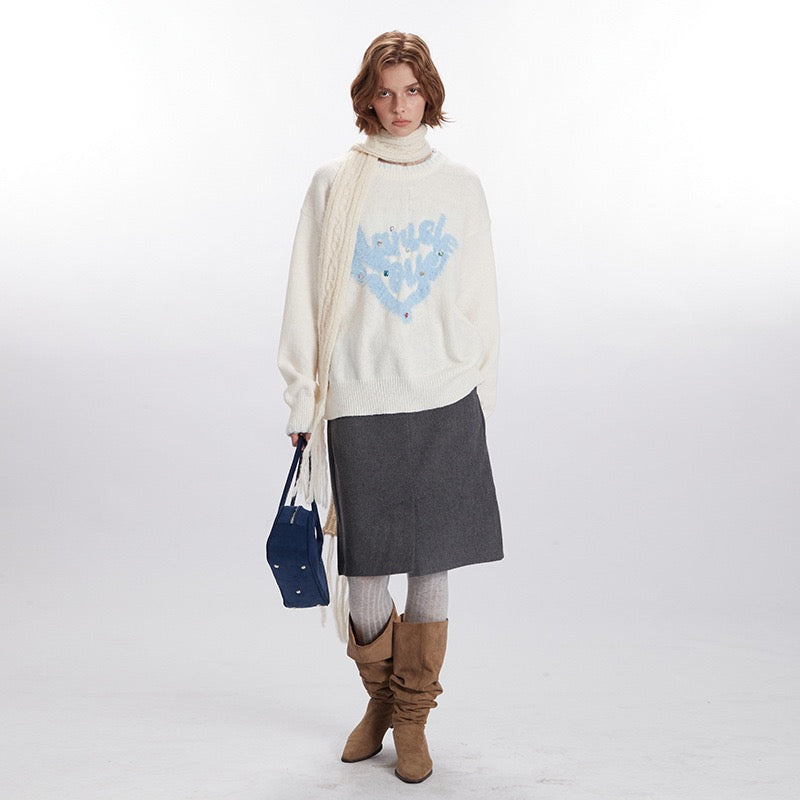 Angel Heart Knit Sweater