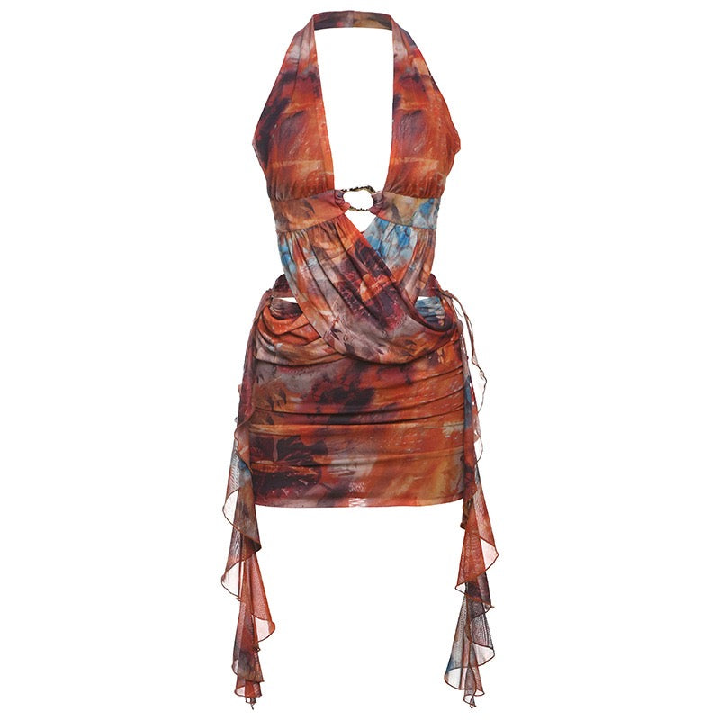 Ember Muse Halter Mini Dress