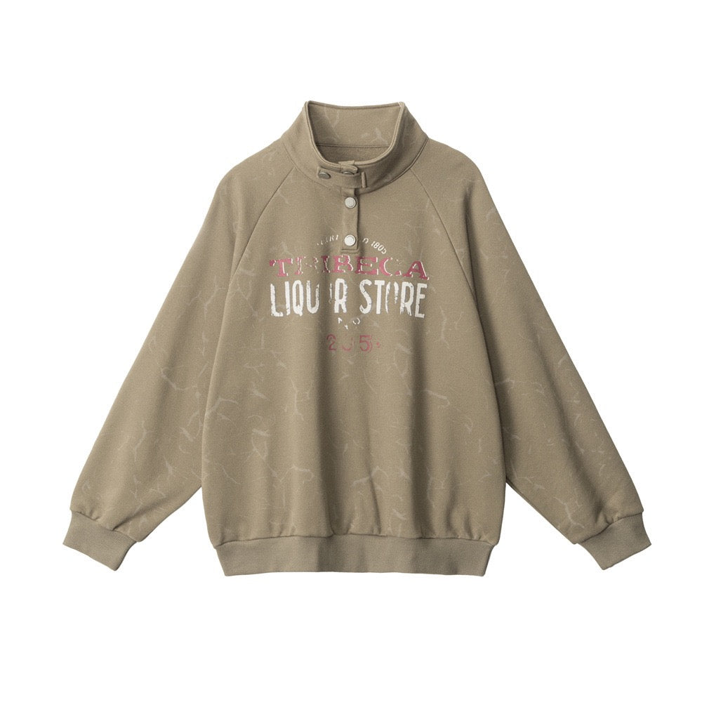 Archive Utility Mock Neck Sweatshirt