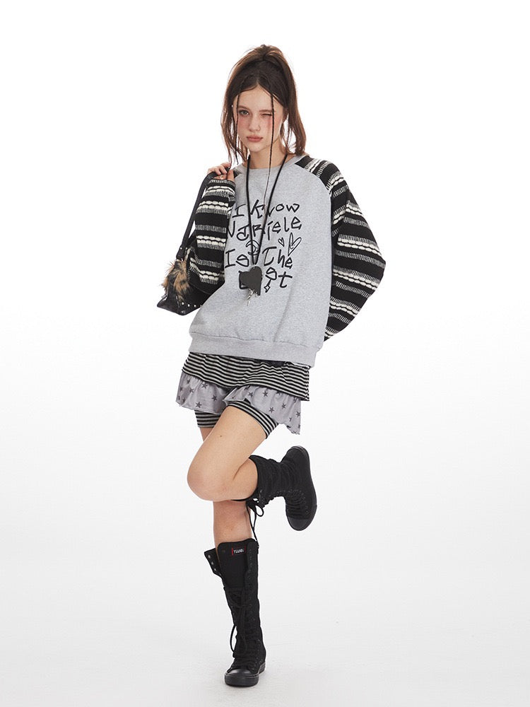 Lost Signal Patchwork Sweatshirt