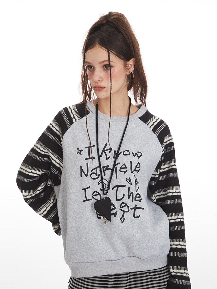 Lost Signal Patchwork Sweatshirt