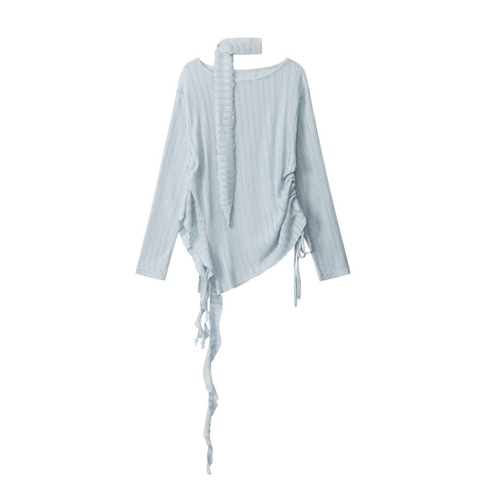 Archive Drape Scarf Knit Top