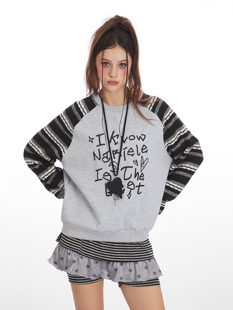 Lost Signal Patchwork Sweatshirt