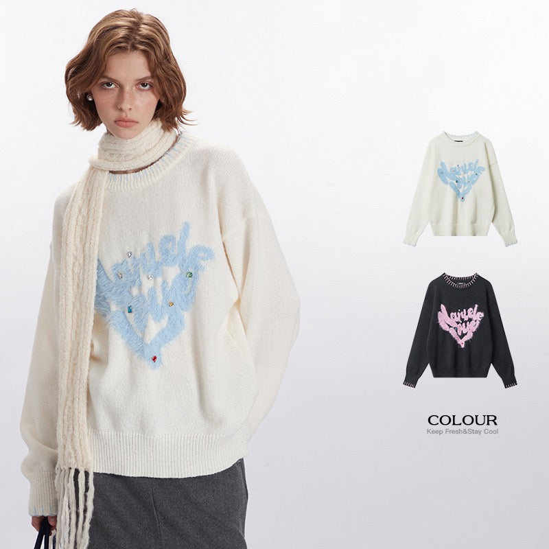 Angel Heart Knit Sweater